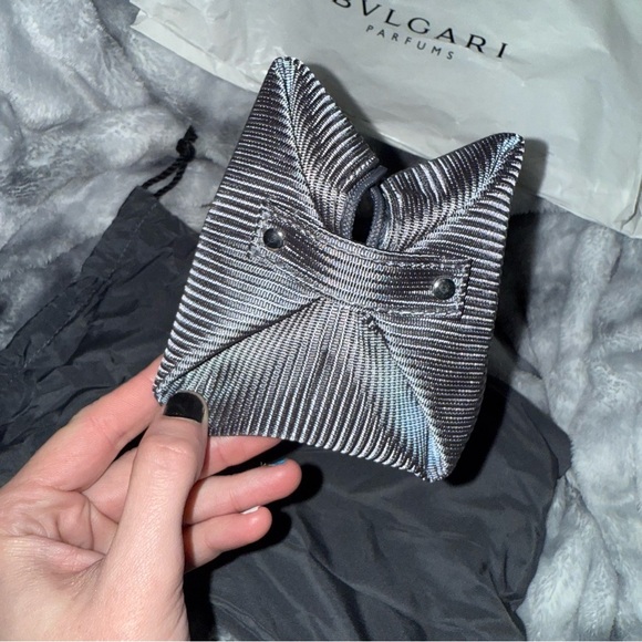 Bulgari Black Textured Pouch - Picture 7 of 7